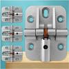 Adjustable 180 Degree Hinge, Locking Hinge Folding Hinge, Adjustable Door Hinge, Leaf Table Hinge, 4PCS Easy Install Easy To Use