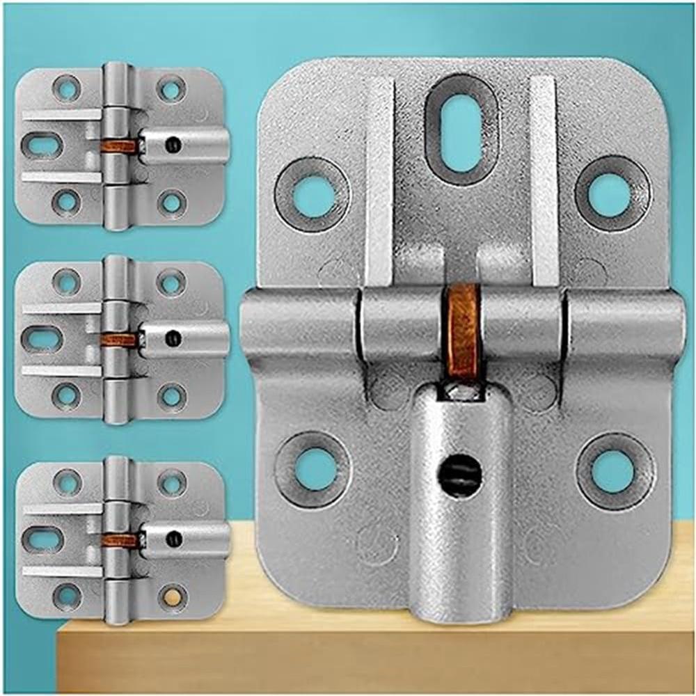 Adjustable 180 Degree Hinge, Locking Hinge Folding Hinge, Adjustable Door Hinge, Leaf Table Hinge, 4PCS Easy Install Easy To Use
