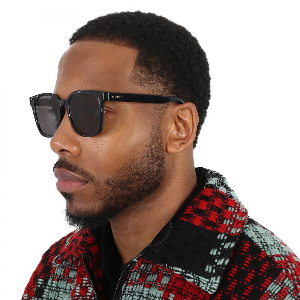 Gucci Grey Smoke Square Men S SunglaSSeS gg1346Sk 002 56