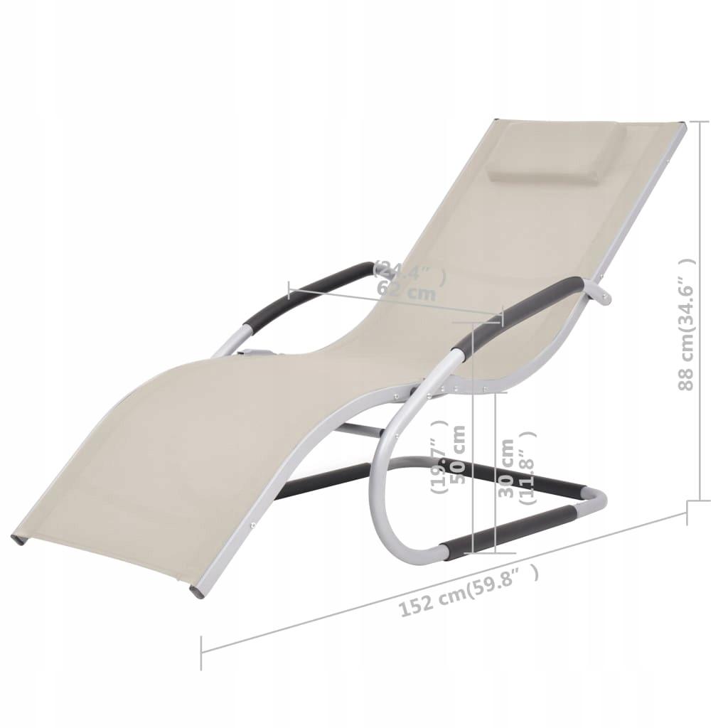 Elegant Modern EDEN Gray Lounger