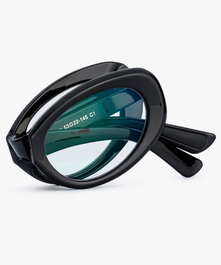 Likkeullou Rc Nirnir Folder Blue Light Glasses Black