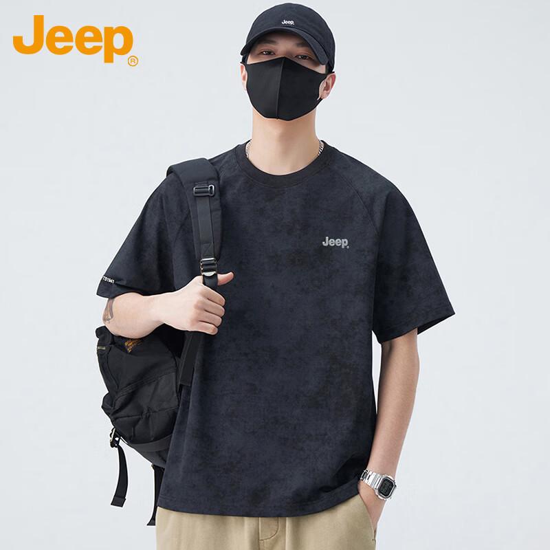 JEEP Men s Pure Cotton Cool-Feel Short Sleeve T-Shirt 3XL