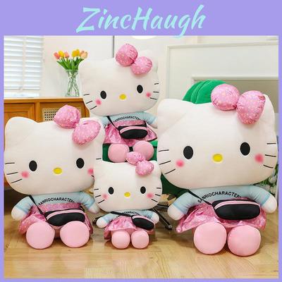 Peluche de Hello Kitty Animal de Peluche Muñeca de Gatito Suave Relleno de Fibra Para Regalo de Niños Personajes Especiales Incluidos