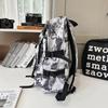 Student School Bag Nylon Backpack Men's Large Capacity Graffiti Backpack