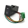 Car LED Spotlight Radar Fuel tank Rearview Steering Wheel Heating Button Switch with Wire for ISUZU MU-X D-MAX SPARK CROSS