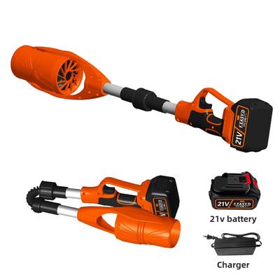 21V Portable Garden Violent Fan Electric Leaf Blower Lithium Wireless Foldable High Wind Blowing Dust Machine