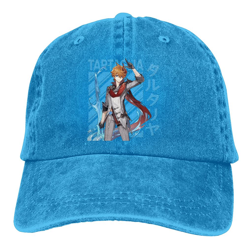 Berretti da Baseball Tartaglia Berretto con Visiera Gioco Genshin Impact Paimon Cappelli Parasole per Unisex