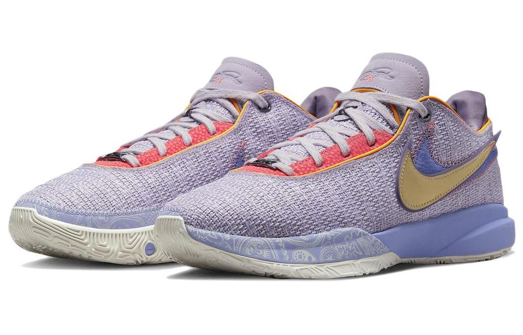 Nike LeBron 20 'Purple And Gold' DJ5423-500