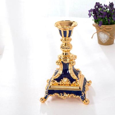 Iron Art Ambience Desktop Ornaments Wedding Party Decorative Candle Holder Candlestick Handicrafts