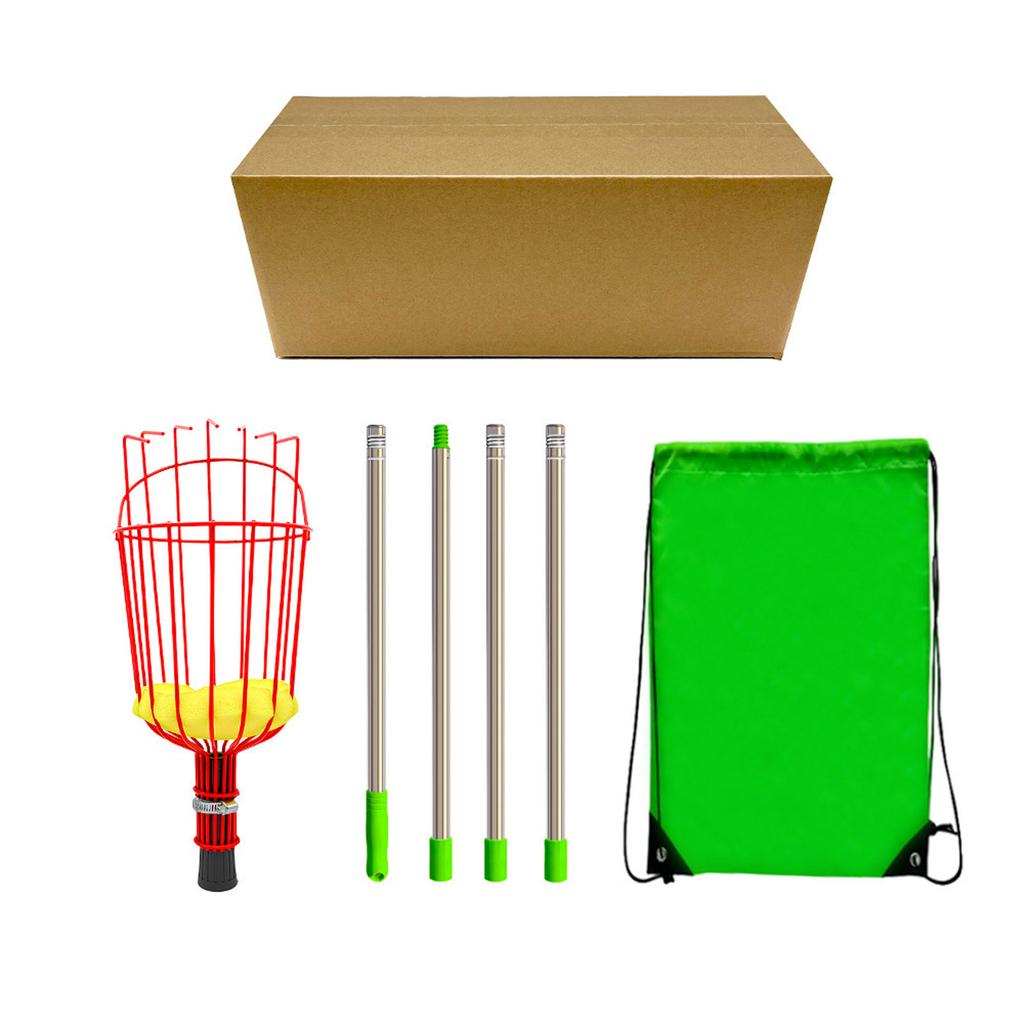 Fruit Tool with Telescopic Rod, High-Altitude & Picking, Fruit Harvesting Wonder for Garden & Orchard Use
