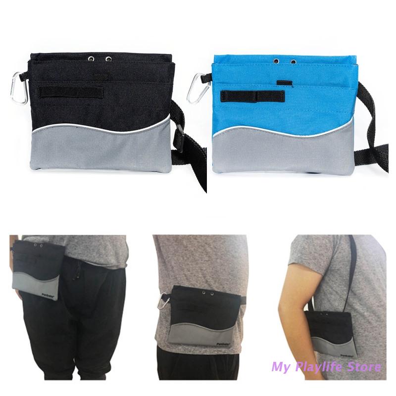 

Portable Dog Training Treat Bag Puppy Snack Reward Dog Training Pouch Bag Waist Bag Dog Walking Snack Feed Pocket чёрный