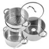 KADAX Juicer Pot 5L Stainless Steel Steamer For Induction Induction Gas Steel 3IN1