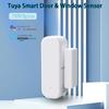 Tuya WiFi/Zigbee Smart Door and Window Sensor Smart Home Magnetic Security Alarm Smart Life APP Remote Monitor Works with Alex Google Home