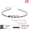 Unisex Invisible Sports Iron Headband - Korean Style Wave Hair Clip.