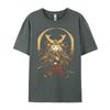 Cat Samurai Ninja Cat Samurai Art Vintage Ukiyo E Harajuku Cotton Comfort Luxury TShirt Party