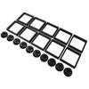 110x110mm Coin Holder 3D Floating Black Coin Frame