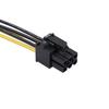 6Pin Female to 8Pin (6pin+2pin) Female Adapter Cable 20cm PCI-Express GPU Video Graphics Card Power Supply Converter Cord