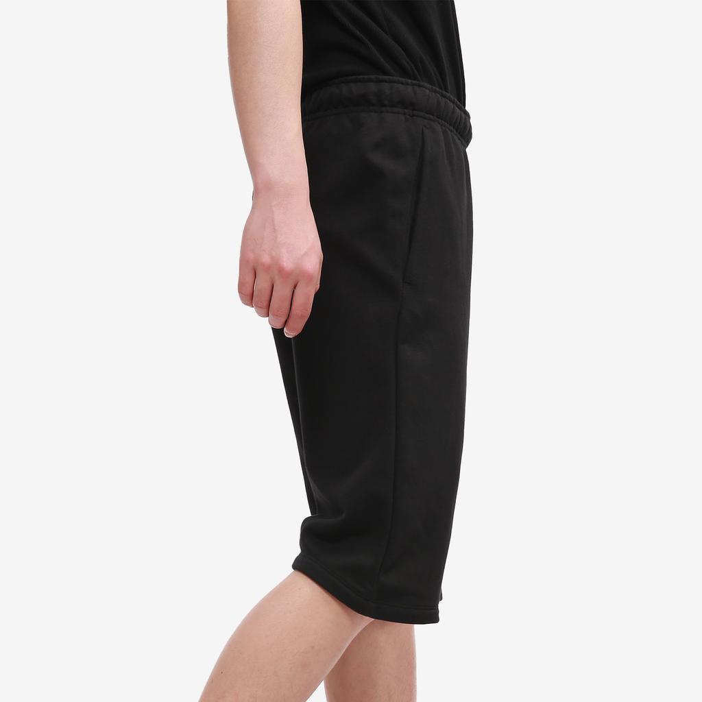 Nike Cotton Mid-Rise Elastic Waist Sport Shorts Men Bottoms Black CZ7398-010