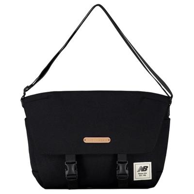 Comfortable Casual Versatile Fabric Shoulder Crossbody Bag Unisex Bags Black LAB43409-BK