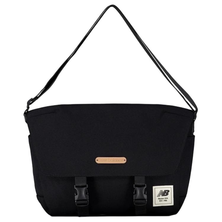 New New Balance Fabric Shoulder Bag Crossbody Bag Regular Unisex Black LAB43409-BK