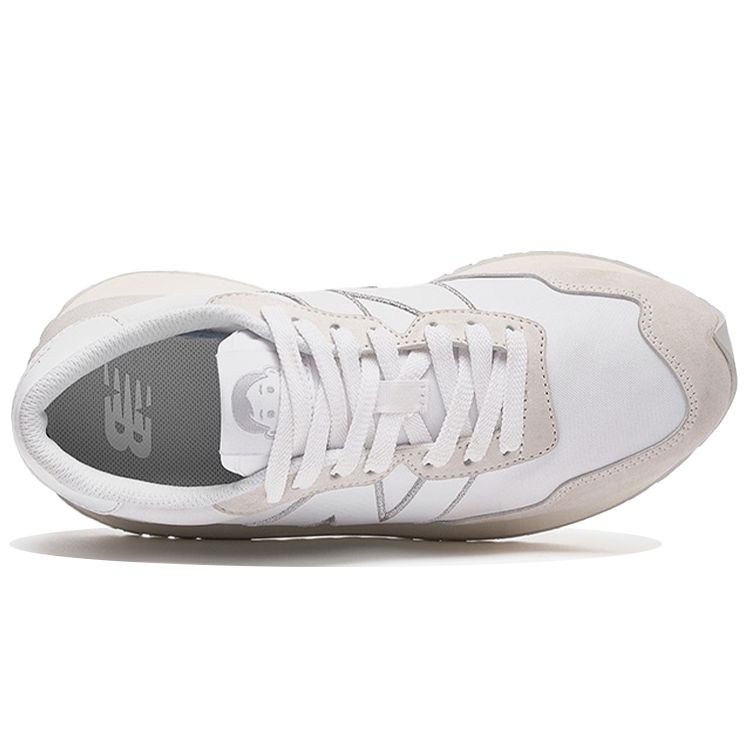 New Balance Noritake X  NB 237 Two-Layer Cowhide Minimalist Fresh Low-Top Sports Casual Shoes Unisex Sneakers Gray Pink Silver MS237NW1
