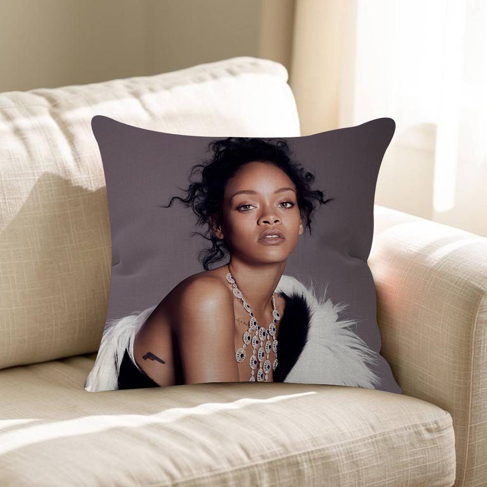 Hot Singer RRihannas 4545cm Cushion Cover Pillow Cover Decor Pillowcase Home Pillowcase For Couch Pillow