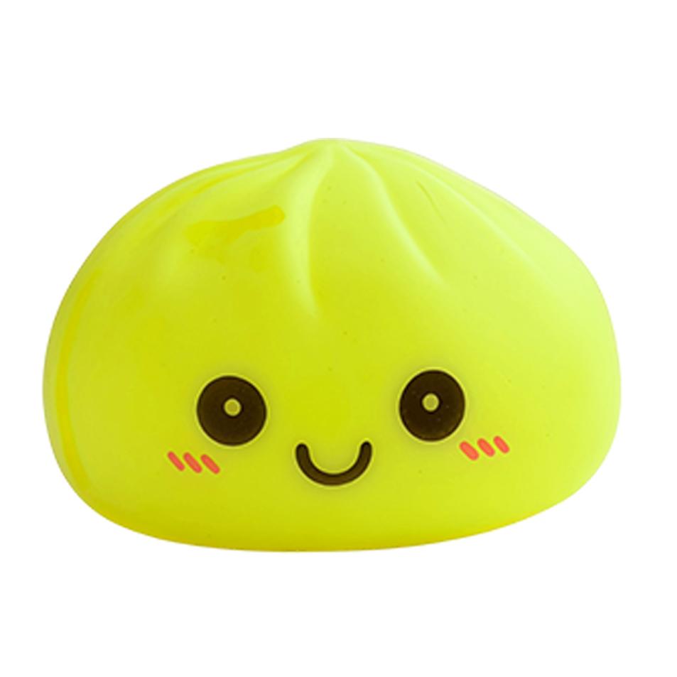 2027 Simulation Dumpling Squishy Night Light Soft Lightup Bubble Spitting Bun Birthday Gift Colorful Dumping Toy Squishy Gifts