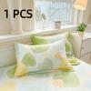 1 PCS Nordic 48x74cm Pillowcase Washed Cotton Breathable Pillow Case Colorful Stripe Pillow Case Cover Home Textile