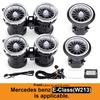 For Mercedes Benz E-Class W213 E200 E220d 2016-2025 Led Turbine Nozzle 64 Colors Outlet Turbo Ambient Light Interior Air Vent