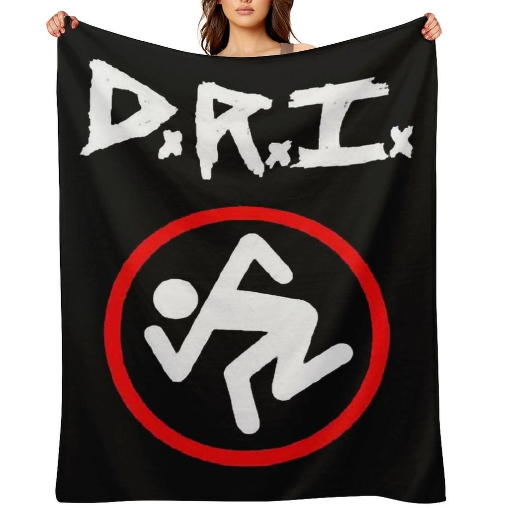 D.R.I. Band Throw Blanket bed plaid Luxury Thicken Moving Designers Blankets