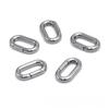 Stainless Steel Heart-shaped Function Spring Buckle Luggage Clasp Keychain Pendant Snap Button DIY Jewelry Accessory Wholesale