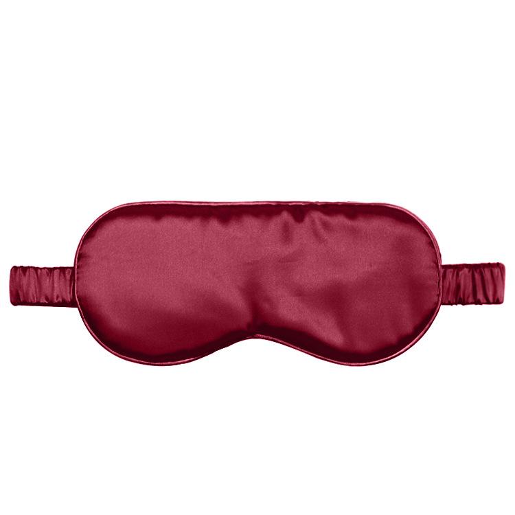 Mulberry silk eye mask custom embroidery printing sleep shading eye mask silk