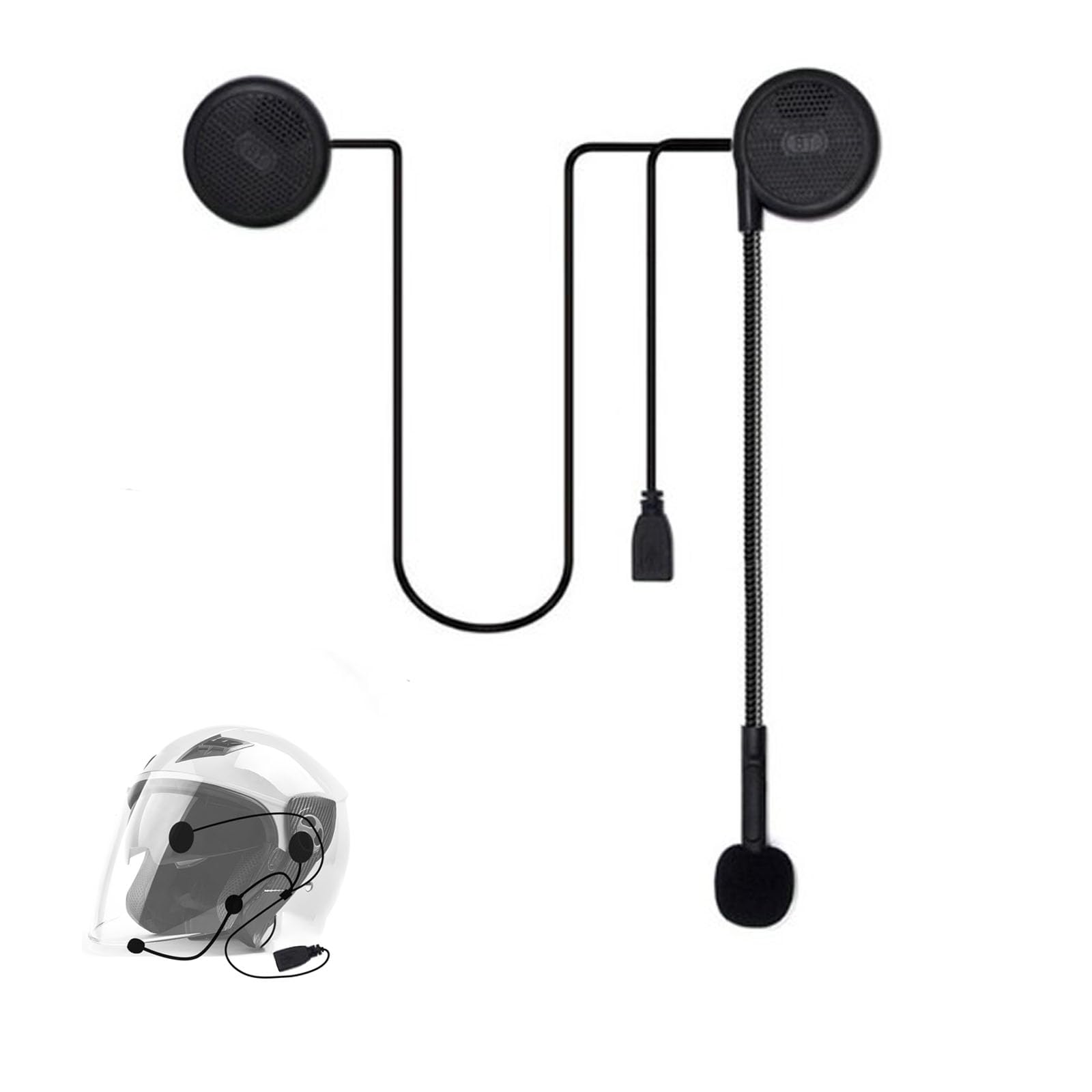 

Latest Motorcycle Bluetooth Helmet Headset with Automatic IP65 Supports and Voice Noise Supports Simultaneous Connection with Two Perfect for Solo чёрный