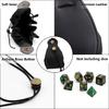 Leather DND-Dice Pouch-Storage Bag for D&D-Dungeons-and Dragons-Gift,Dice Bag