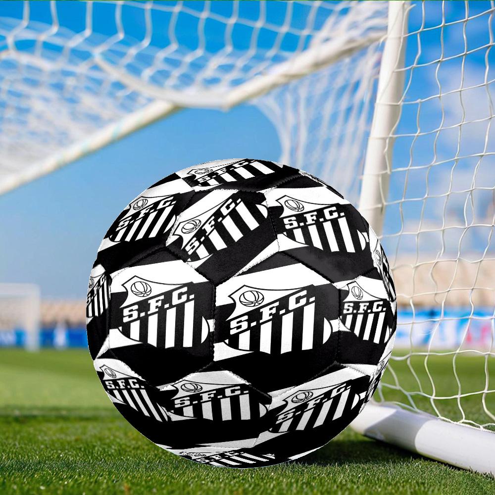 Sport Club Football Crest Printed Size 5 Soccer Balls, Anti-Slip, Protective Football, Outdoor Sport, a Unique Gift Suitable for him/her, Birthday