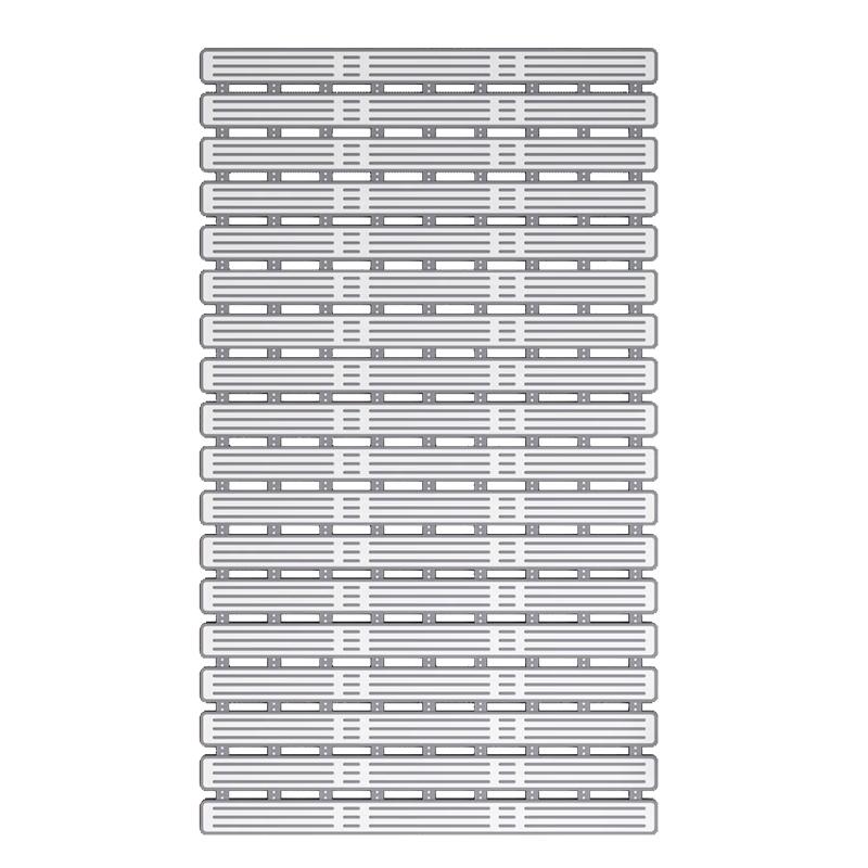 Dajiang TPE Interlocking Non-slip Bathroom Mat 40x68cm