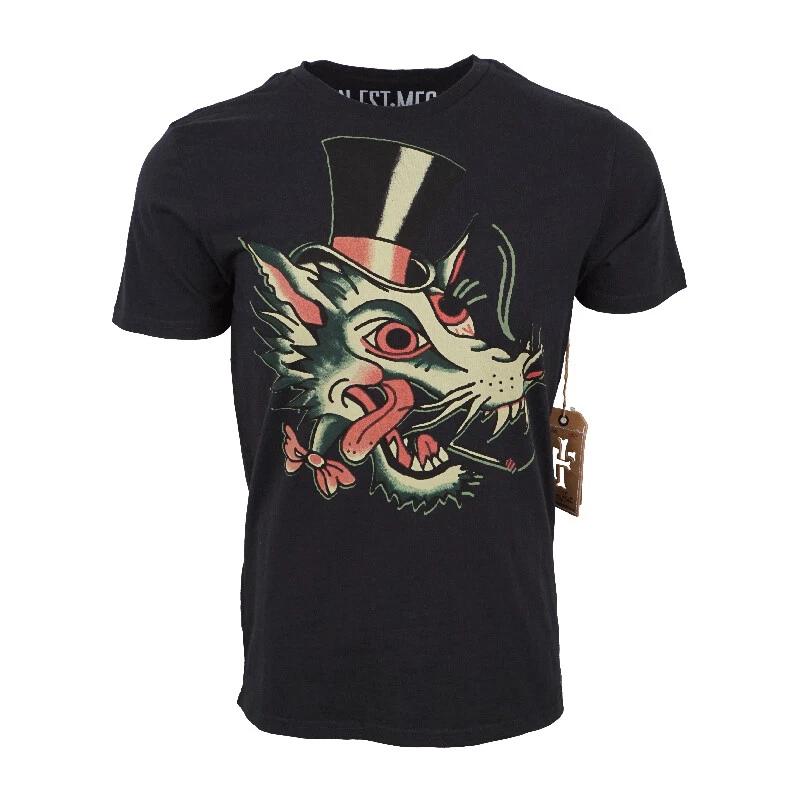 Iron Fist Unisexs Wolf Head Ss T Shirt S
