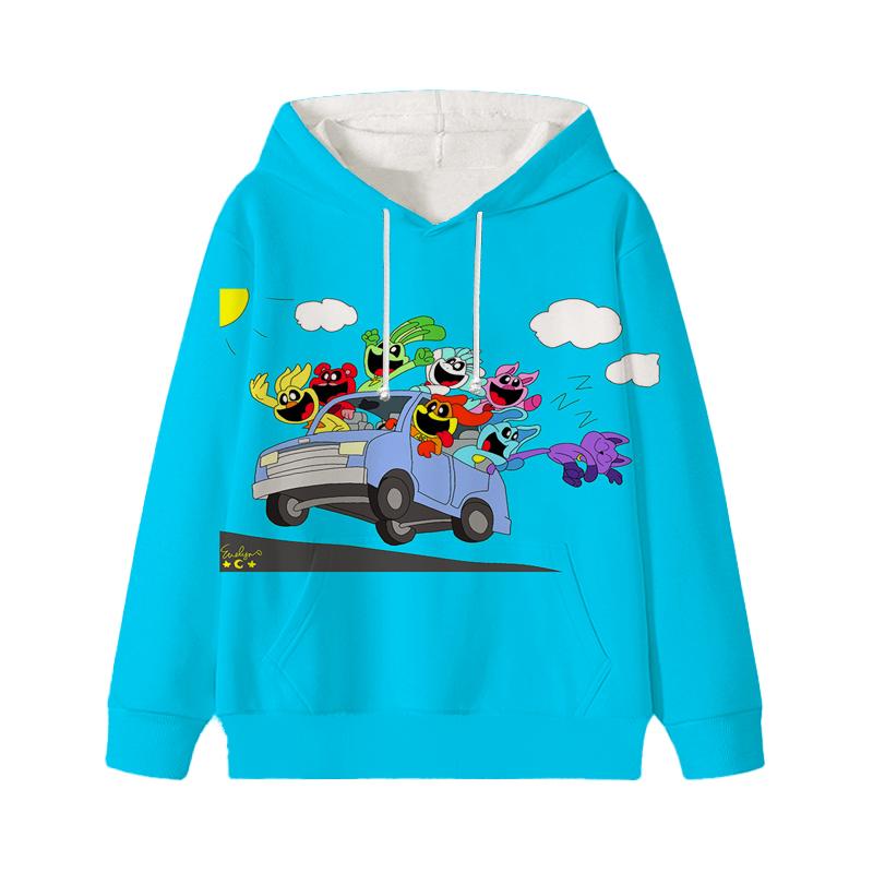 

Дитячі толстовки Smiling Critters Catnap Dogday для хлопчиків і дівчаток, мультяшні аніме світшоти, топи, дитячі повсякденні пуловери, верхній одяг, судадера 150 безодня
