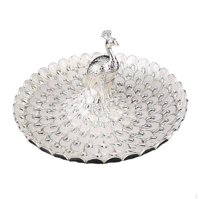 Centerpiece Bowl In Peacock Shape for Makeup And Snack Display