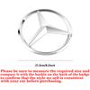 Car Front Grille Emblem Sticker Decoration for Mercedes Benz AMG Class W447 W204 W205 GLK GLA CLA Smart Auto Styling Accessories PQ7