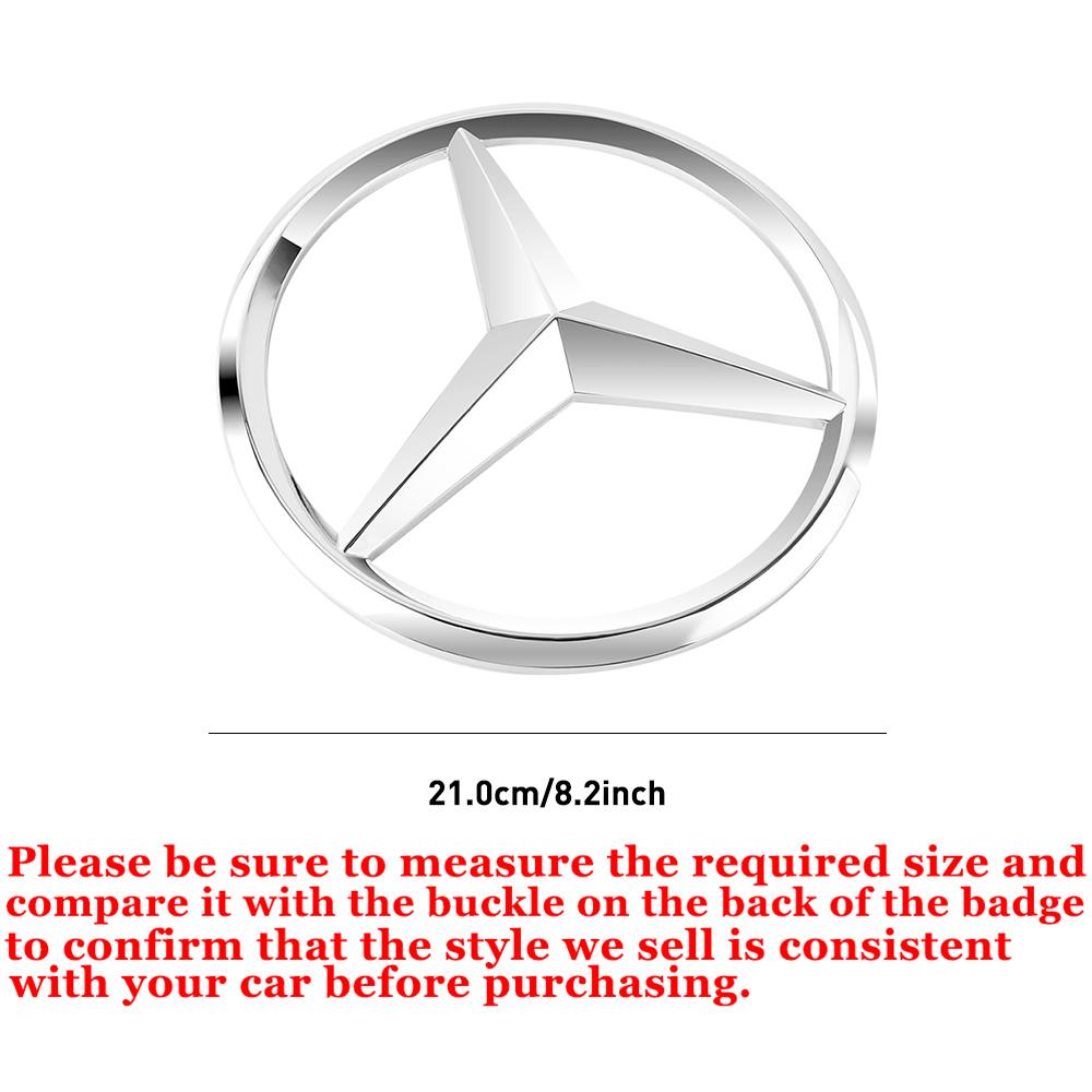 Car Front Grille Emblem Sticker Decoration for Mercedes Benz AMG Class W447 W204 W205 GLK GLA CLA Smart Auto Styling Accessories PQ7