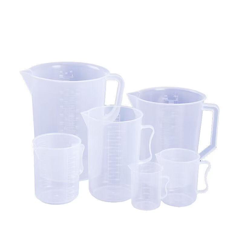 MDNG 5000ml Plastic Measuring Jug with Lid and Handle, 2-Pack