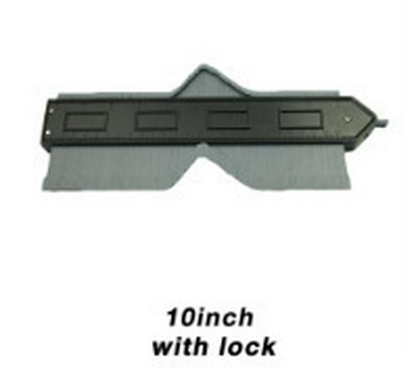 10-Inch Contour Gauge: Arc Ruler & Angle Finder for Woodworking & Curve Profiling