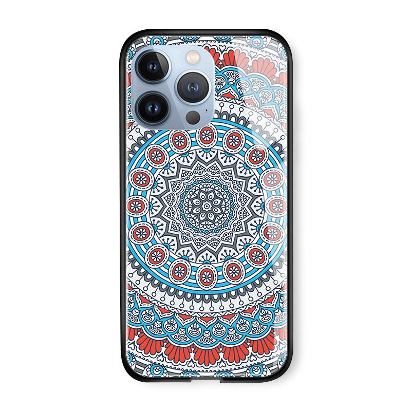 Tempered Glass Phone Case For iPhone 11 12 13 14 15 16 17 Redmi 10 12 14C Note10 Note14 Xiaomi 11Lite PocoC75 Soft Edge Shockproof Smooth Shell