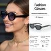 Vintage  New In Sunglasses For Women Minimalist Retro Round Frame Glasses For Daily Artistic Wear Sunglasses Women