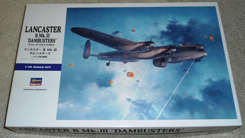 Hasegawa Lancaster B 1/72 Mk.III "Dam Busters"