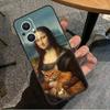 Funny Cat Art For OPPO Reno 7 8 Lite 8T 14F 13F 11F 12F 10 11 12 13 14 Pro OPPO Find X9 X8 X5 X6 Pro Case