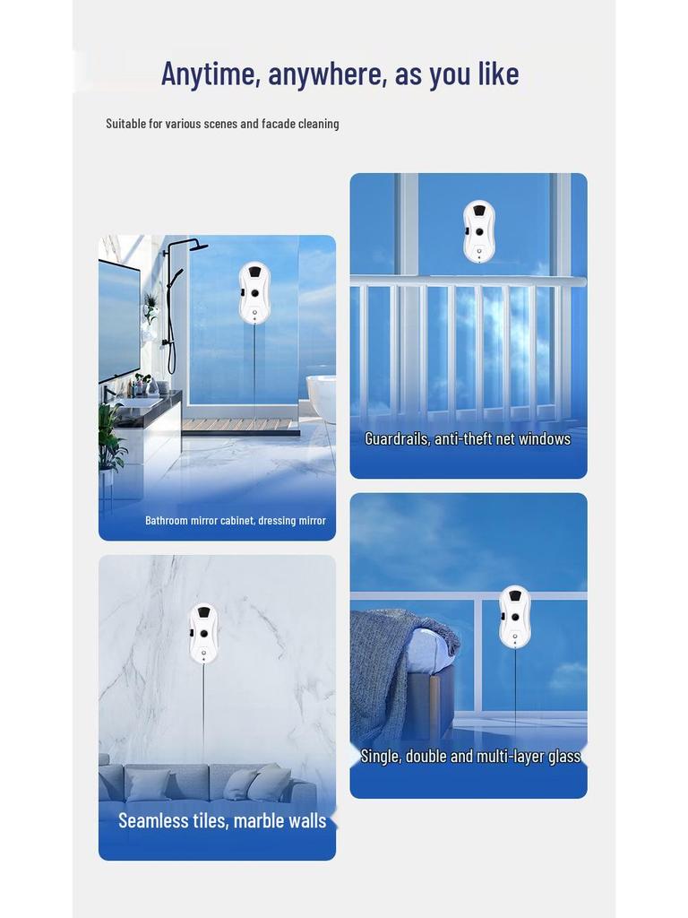 Automatic Window Cleaning Robot with Water Spraying Feature