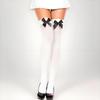 Damen Pinke Over-the-Knee Strümpfe mit Schleifen - Halloween Cosplay Kostüm Zubehör
