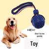 Cross-border Pet Chew Toy: Tire Ball with Elastic Rope for Dog Training, Bite-Resistant Molar Ball